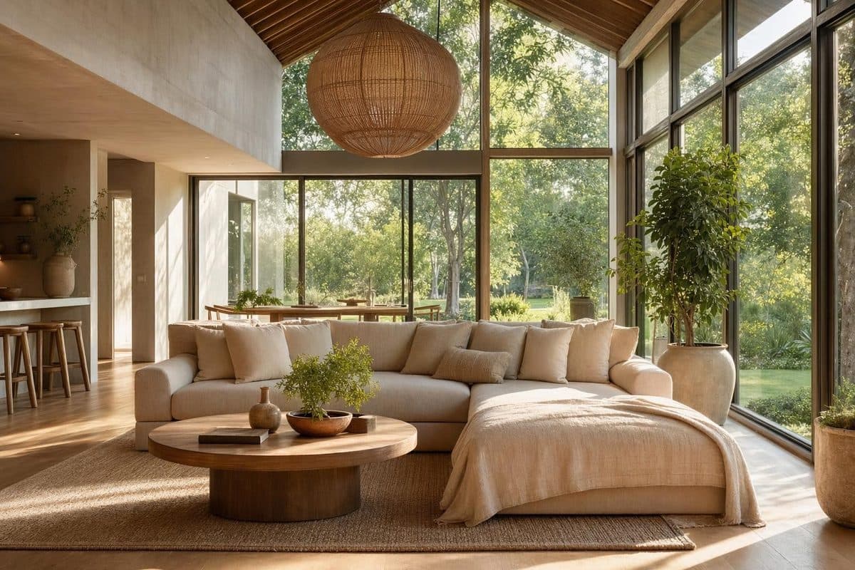 AI-staged luxury interior