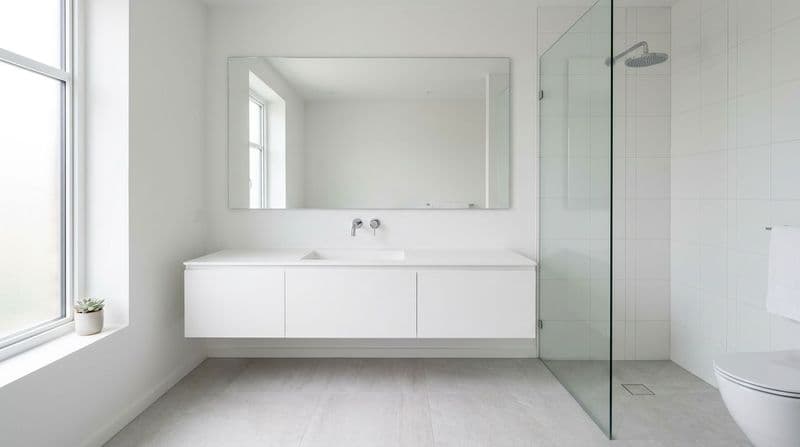 AI Conversión a Walk-In Shower Remodelación de Baño design by DarHouse